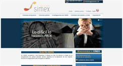 Desktop Screenshot of gruposimex.com