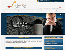 Tablet Screenshot of gruposimex.com